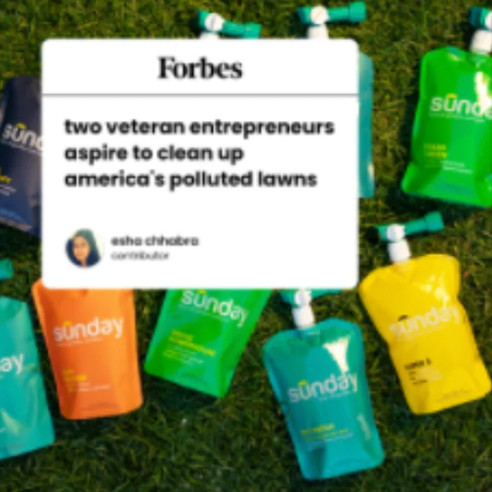 Sunday Lawn Care inspiration carousel — Forbes article slide