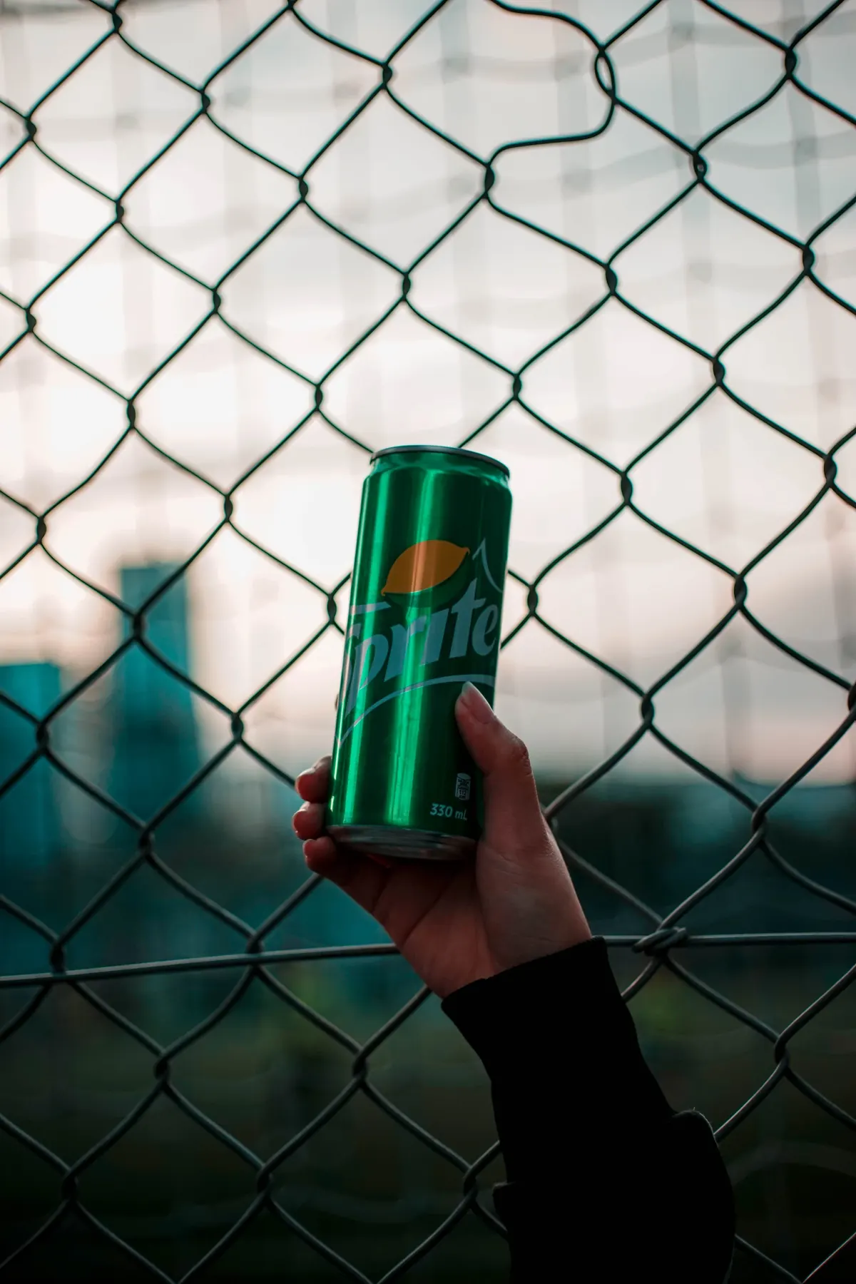 Sprite at the fence